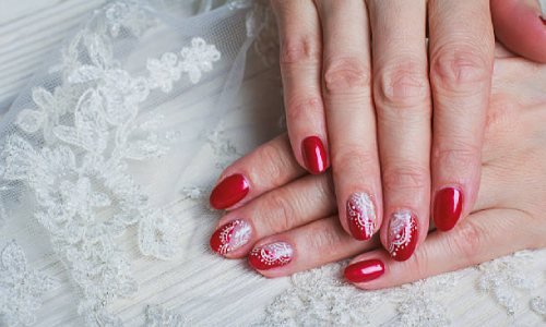 Nail Extensions by Lace Beauty Bar | Bridestory.com