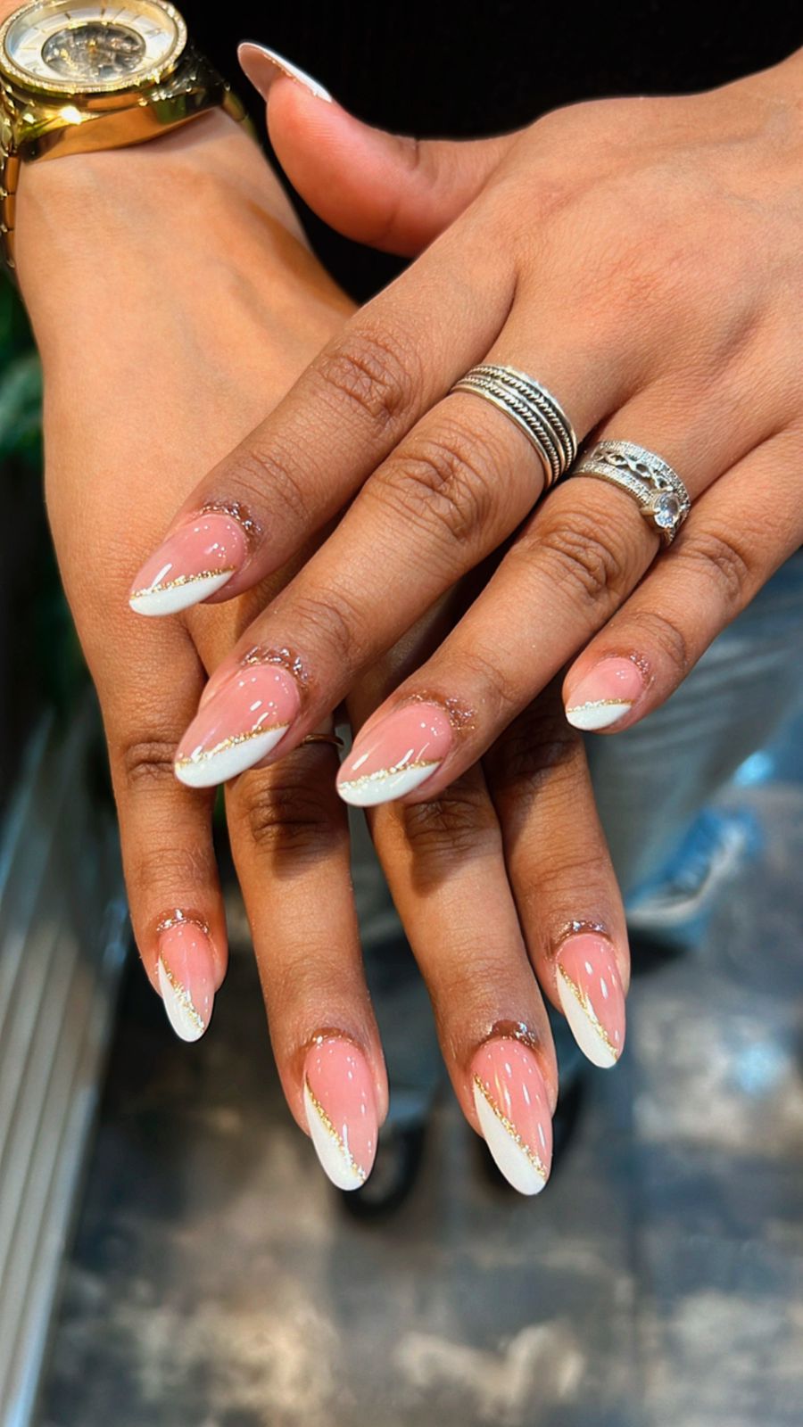 🩵Glossy Icy 💅Exclusively done at Claire's Nail Studio @claires_nailstudio  📍Glue-free extensions with DIAMI 