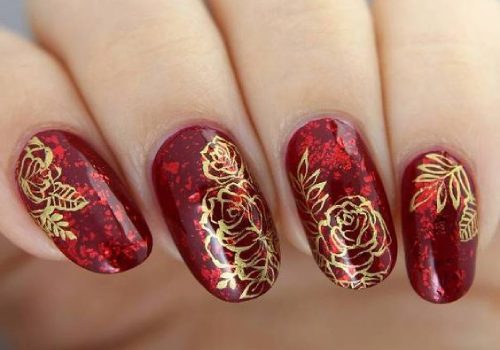 Traditional Red and Gold Palette